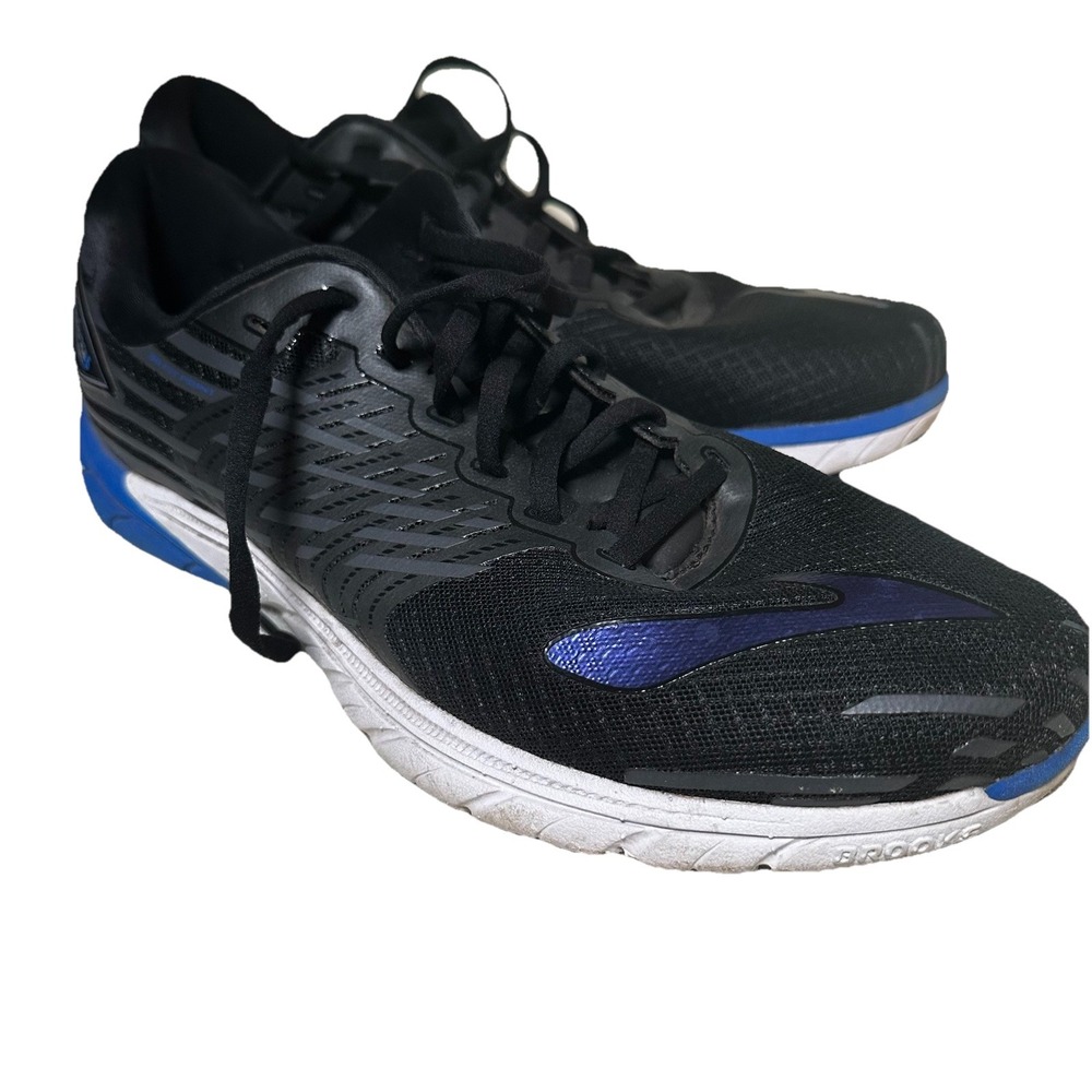 Brooks PureCadence 5 Men's Running Shoes Black And Blue Size 12.5‎ (1102251D074)